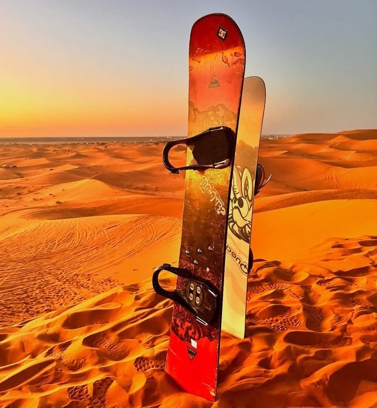 Sandboarding in Merzouga