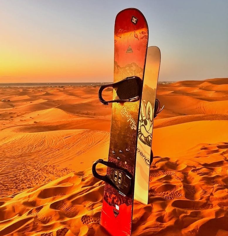 Sandboarding in Merzouga